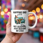 Personalised Napping Dad Mug