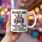 Personalised Sports Dad Mug